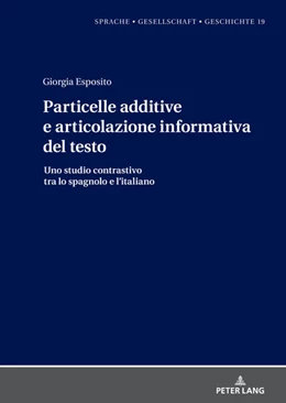 Abbildung von Esposito | Particelle additive e articolazione informativa del testo | 1. Auflage | 2023 | beck-shop.de
