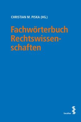 Abbildung von Piska | Fachwörterbuch Rechtswissenschaften | 1. Auflage | 2025 | beck-shop.de