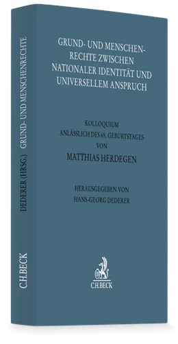 Abbildung von Grund- und Menschenrechte zwischen nationaler Identität und universellem Anspruch | 1. Auflage | 2026 | beck-shop.de