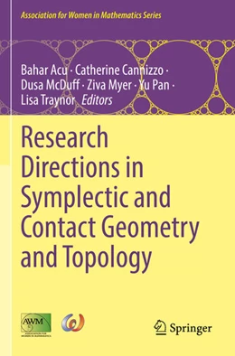 Abbildung von Acu / Cannizzo | Research Directions in Symplectic and Contact Geometry and Topology | 1. Auflage | 2023 | 27 | beck-shop.de