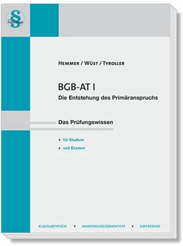 Abbildung von Hemmer / Wüst | BGB AT I | 17. Auflage | 2023 | beck-shop.de