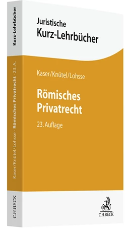 Abbildung von Kaser / Knütel | Römisches Privatrecht | 23. Auflage | 2025 | beck-shop.de