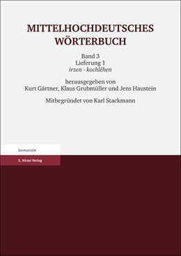 Abbildung von Gärtner / Grubmüller | Mittelhochdeutsches Wörterbuch. Dritter Band, Lieferung 1 | 1. Auflage | 2023 | beck-shop.de