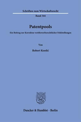 Abbildung von Kordic | Patentpools. | 1. Auflage | 2023 | beck-shop.de