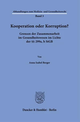 Abbildung von Berger | Kooperation oder Korruption? | 1. Auflage | 2023 | beck-shop.de