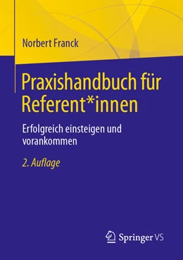 Abbildung von Franck | Praxishandbuch für Referent*innen | 2. Auflage | 2023 | beck-shop.de