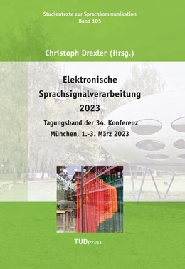 Abbildung von Draxler | Elektronische Sprachsignalverarbeitung 2023 | 1. Auflage | 2023 | 105 | beck-shop.de