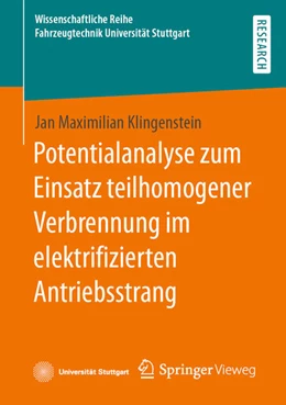 Abbildung von Klingenstein | Potentialanalyse zum Einsatz teilhomogener Verbrennung im elektrifizierten Antriebsstrang | 1. Auflage | 2023 | beck-shop.de