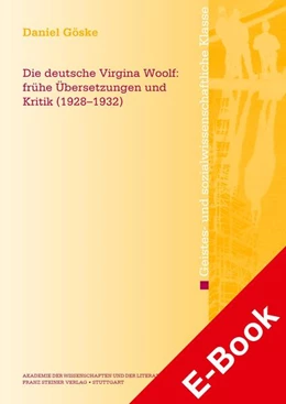 Abbildung von Göske | Die deutsche Virginia Woolf | 1. Auflage | 2023 | beck-shop.de