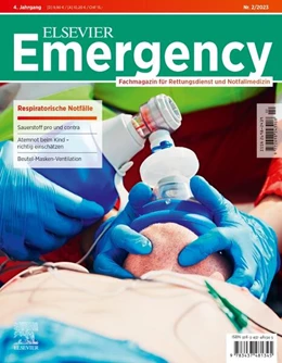 Abbildung von Gollwitzer / Grusnick | ELSEVIER Emergency. Respiratorische Notfälle. 2/2023 | 1. Auflage | 2023 | beck-shop.de