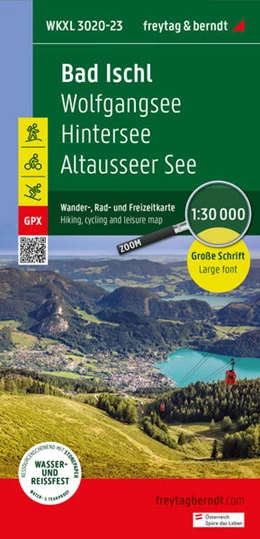 Abbildung von Freytag & Berndt | Bad Ischl, Wander-, Rad- und Freizeitkarte XL 1:30.000, freytag & berndt, WKXL 3020 | 1. Auflage | 2023 | beck-shop.de