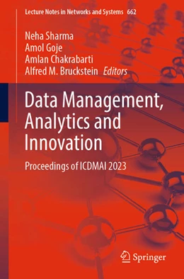 Abbildung von Sharma / Goje | Data Management, Analytics and Innovation | 1. Auflage | 2023 | 662 | beck-shop.de