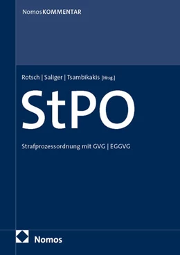 Abbildung von Rotsch / Saliger | Strafprozessordnung: StPO | 1. Auflage | 2025 | beck-shop.de