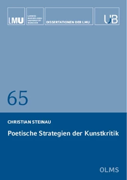 Abbildung von Steinau | Poetische Strategien der Kunstkritik | 1. Auflage | 2023 | 65 | beck-shop.de