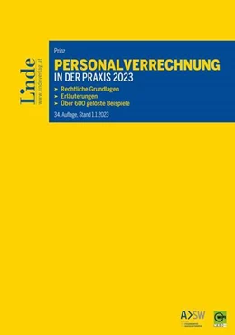 Abbildung von Prinz | Personalverrechnung in der Praxis 2023 | 34. Auflage | 2023 | beck-shop.de