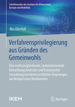 Abbildung von Dörrfuß | Verfahrensprivilegierung aus Gründen des Gemeinwohls | 1. Auflage | 2023 | beck-shop.de