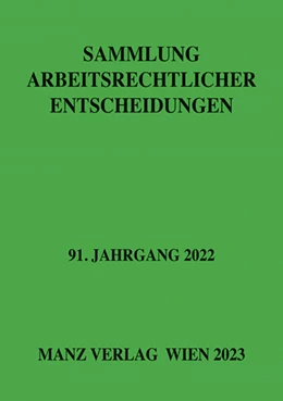 Abbildung von Weiß | Sammlung arbeitsrechtlicher Entscheidungen | 91. Auflage | 2023 | beck-shop.de