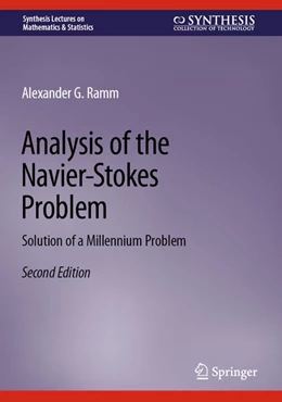 Abbildung von Ramm | Analysis of the Navier-Stokes Problem | 2. Auflage | 2023 | beck-shop.de