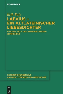 Abbildung von Pulz | Laevius - ein altlateinischer Liebesdichter | 1. Auflage | 2023 | beck-shop.de