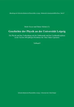 Abbildung von Geyer / Michel | Geschichte der Physik an der Universität Leipzig | 1. Auflage | 2023 | beck-shop.de