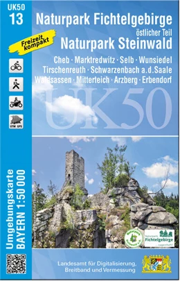 Abbildung von Landesamt für Digitalisierung | UK50-13 Naturpark Fichtelgebirge, östlicher Teil, Naturpark Steinwald | 1. Auflage | 2023 | beck-shop.de