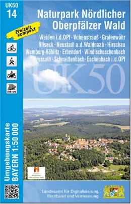 Abbildung von Landesamt für Digitalisierung | UK50-14 Naturpark Nördlicher Oberpfälzer Wald | 1. Auflage | 2023 | beck-shop.de