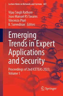 Abbildung von Rathore / Tavares | Emerging Trends in Expert Applications and Security | 1. Auflage | 2023 | beck-shop.de