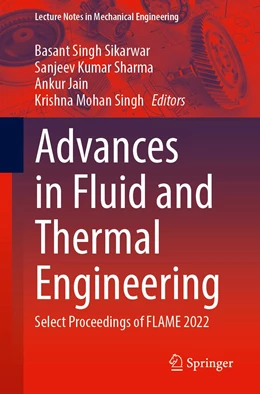 Abbildung von Sikarwar / Sharma | Advances in Fluid and Thermal Engineering | 1. Auflage | 2023 | beck-shop.de