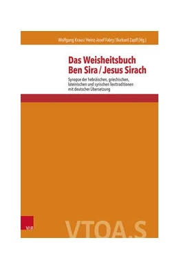 Abbildung von Kraus / Fabry | Das Weisheitsbuch Ben Sira / Jesus Sirach | 1. Auflage | 2025 | beck-shop.de