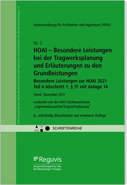 Abbildung von HOAI – Besondere Leistungen bei der Tragwerksplanung und Erläuterungen zu den Grundleistungen Onlineversion | 6. Auflage | 2021 | Heft 3 | beck-shop.de