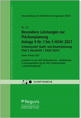 Abbildung von Besondere Leistungen zur Flächenplanung – Anlage 9 Nr. 1 bis 5 HOAI 2021 – Schwerpunkt Stadt- und Bauleitplanung (Teil 2 Abschnitt 1 HOAI 2021) Onlineversion | 1. Auflage | 2023 | Heft 42 | beck-shop.de