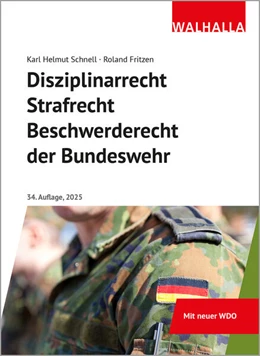 Abbildung von Fritzen | Disziplinarrecht, Strafrecht, Beschwerderecht der Bundeswehr | 34. Auflage | 2025 | beck-shop.de
