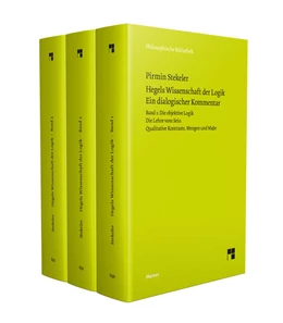 Abbildung von Stekeler-Weithofer | Hegels Wissenschaft der Logik. Ein dialogischer Kommentar. Band 1-3 | 1. Auflage | 2023 | beck-shop.de