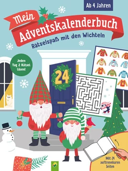 Abbildung von Schwager & Steinlein Verlag | Mein Adventskalenderbuch Rätselspaß mit den Wichteln | 1. Auflage | 2023 | beck-shop.de