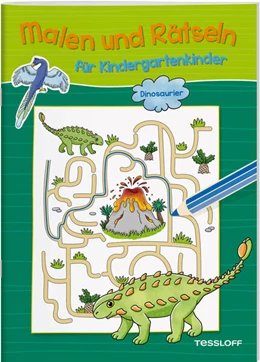 Abbildung von Malen und Rätseln für Kindergartenkinder. Dinosaurier | 1. Auflage | 2023 | beck-shop.de
