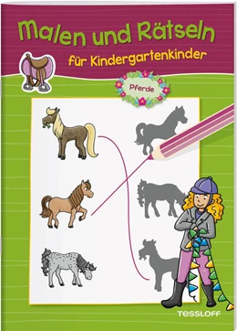 Abbildung von Malen und Rätseln für Kindergartenkinder. Pferde | 1. Auflage | 2023 | beck-shop.de