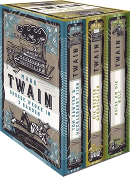 Abbildung von Twain | Mark Twain, Grosse Werke in 3 Bänden im Schmuck-Schuber | 1. Auflage | 2023 | beck-shop.de