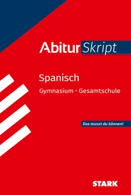 Abbildung von Vega Ordóñez | STARK AbiturSkript - Spanisch | 1. Auflage | 2023 | beck-shop.de