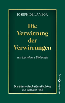 Abbildung von Vega | Die Verwirrung der Verwirrungen | 1. Auflage | 2023 | beck-shop.de