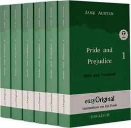 Abbildung von Austen / Frank | Pride and Prejudice / Stolz und Vorurteil - 6 Teile Hardcover - (Buch + MP3 Audio-CD) - Lesemethode von Ilya Frank - Zweisprachige Ausgabe Englisch-Deutsch | 1. Auflage | 2023 | beck-shop.de