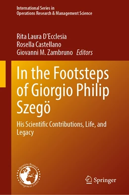 Abbildung von D'Ecclesia / Castellano | In the Footsteps of Giorgio Philip Szegö | 1. Auflage | 2023 | beck-shop.de
