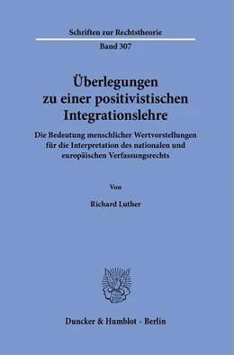 Abbildung von Luther | Überlegungen zu einer positivistischen Integrationslehre. | 1. Auflage | 2023 | beck-shop.de