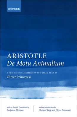 Abbildung von Primavesi / Rapp | Aristotle, de Motu Animalium | 1. Auflage | 2023 | beck-shop.de
