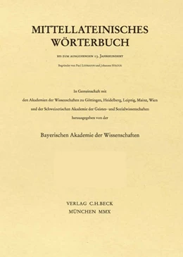 Abbildung von Mittellateinisches Wörterbuch 54. Lieferung (scissura - semifer) | 1. Auflage | 2024 | beck-shop.de