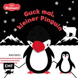 Abbildung von Kontrastbuch für Babys mit Fingerpuppe: Guck mal, kleiner Pinguin | 1. Auflage | 2023 | beck-shop.de