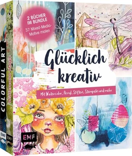 Abbildung von Rose / Gomoll-Wünsche | Glücklich kreativ - Zwei Bücher im Bundle: 37 Mixed-Media-Motive malen | 1. Auflage | 2023 | beck-shop.de