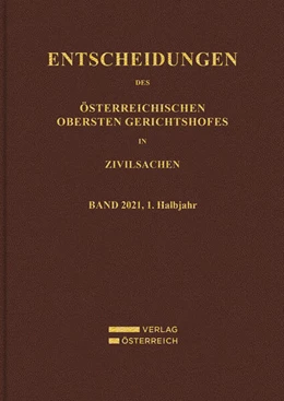 Abbildung von Entscheidungen des Obersten Gerichtshofes in Zivilsachen | 1. Auflage | 2022 | beck-shop.de