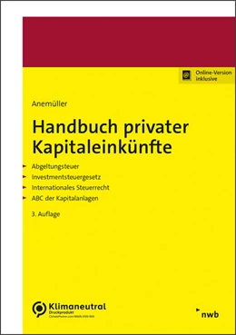 Abbildung von Anemüller | Handbuch privater Kapitaleinkünfte (Online-Version) | 3. Auflage | 2023 | beck-shop.de