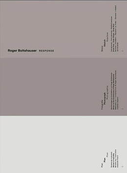Abbildung von Galerie d'Architecture de Paris | Roger Boltshauser - Response | 1. Auflage | 2023 | beck-shop.de