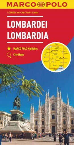 Abbildung von MARCO POLO Regionalkarte Italien 02 Lombardei, Oberitalienische Seen 1:200.000 | 8. Auflage | 2023 | beck-shop.de